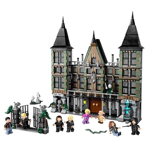 LEGO Harry Potter Malfoy Manor Set, Collectible Building Toy for Kids, Features 9 Character Minifigures Including Dobby, Creative Wizarding World Gift for 10 Plus Year Old Girls & Boys 76453 thumbnail 6