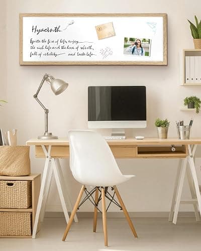 Dry Erase Board for Wall, Large Magnetic Whiteboard, White Board Dry Erase for Decoration/Planning/Kitchen Grocery List/Memo, for Office/School/Home 11.8"x 35.4" thumbnail 6