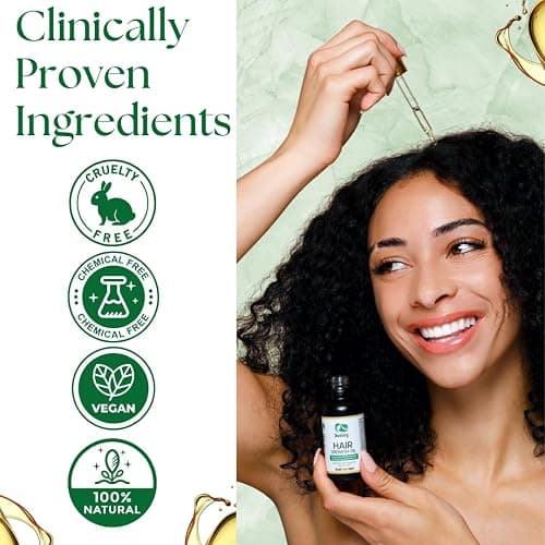 Seddy Hair Growth Oil with Biotin, Caffeine, Saw Palmetto, Rosemary, Castor & Jojoba – Scalp Treatment for Thinning Hair, Breakage & Dryness – Strengthening & Nourishing Hair Oil – 3.4 fl oz thumbnail 6