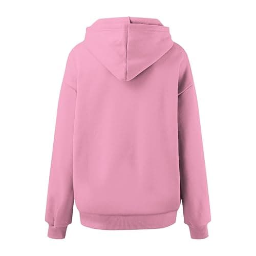 Hoodies for Women Teen Girls 2025 Fall Outfits Trendy Plain Hoodie Plus Size Oversized Sweatshirt Cute Aesthetic Clothes thumbnail 5