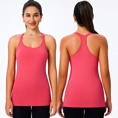 Evercute Workout Tank Tops Camisole Gym Tops thumbnail 2