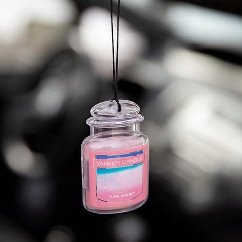 Yankee Candle Hanging Car Jar® Ultimate 3-Pack Air Fresheners Neutralizes Odors Up to 30 Days Includes: Beach Walk Pink Sands and Sun and Sand (Pack of 3) thumbnail 2