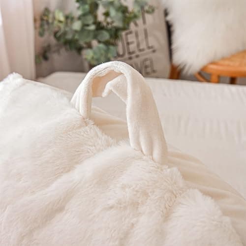 Aimuan Reading Pillow Bed Rest Wedge Adult Backrest Pillow with Arms Sitting in Bed Cushion Incline Rest Sleeping Pillow for Watching TV/Gaming/Relaxing, Ivory thumbnail 6