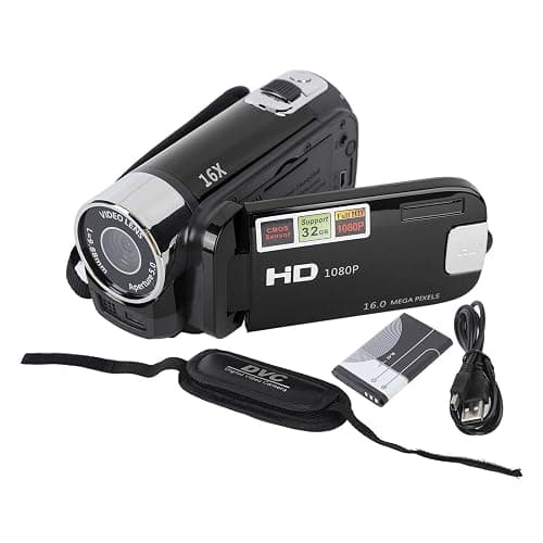 VBESTLIFE Digital Camcorder, 16X Digital Zoom 2.7 Inch Colourful Display Screen, 4K 48MP DV Camera High Definition Camera Image Video Camcorder (Black) thumbnail 2
