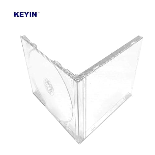 KEYIN Standard Clear CD Jewel Case - Premium, 10 Pack thumbnail 4