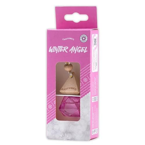 Carfume Limited Edition Winter Angel Car Air Freshener | Premium Bubblegum, Vanilla & Cotton Candy Fragrance | Luxury Recyclable Scented Diffuser - Odour Eliminator - UK Made Car Accessories - Image 1