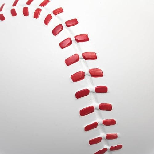 Simple Designs LT2119-BSB 10.7" SportsLite Mini Baseball Table Lamp for Kids Room, Mancave, White and Red thumbnail 5