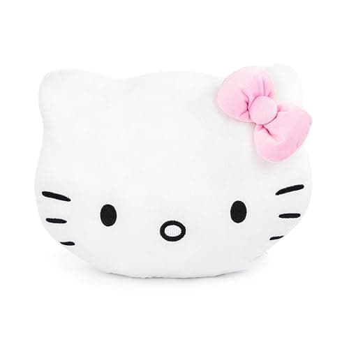 Jay Franco Hello Kitty Nogginz Set - 40 x 50 Inch Lightweight Travel Throw Blanket & Pillow - Super Soft Pink Bow 2 Piece Bedding Set thumbnail 6