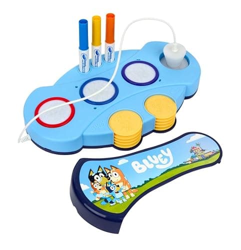 Crayola Magic Light Up Bluey Stamper Art Set, Toddler Mess Free Coloring & Stamping Kit, Holiday for Kids, Bluey Toys, Ages 3, 4, 5 thumbnail 8