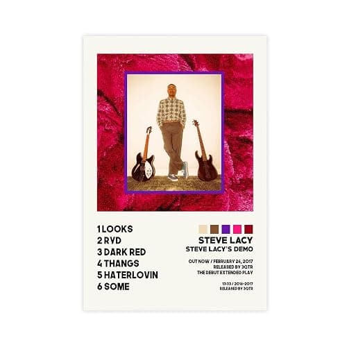 Steve Lacy's Demo Album Cover Poster - Canvas Wall Art Decor Print for Living Room Bedroom Decoration - Unframe-style-3 12x18inch(30x45cm) - Image 1