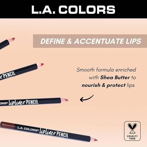 L.A. COLORS Lipliner Pencil, Black CP520A thumbnail 5