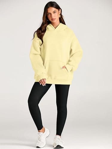 Trendy Queen Womens Oversized Hoodies Fleece Sweatshirts Fall Fashion 2025 Pullover Sweaters Winter Clothes thumbnail 5