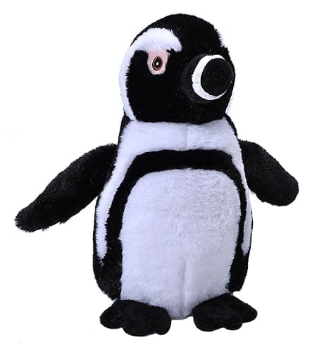 Wild Republic EcoKins Blackfoot Penguin Stuffed Animal 12 inch, Eco Friendly Gifts for Kids, Plush Toy, Handcrafted Using 16 Recycled Plastic Water Bottles - Image 1