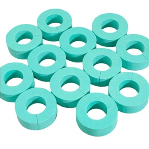 YUEHUINIAO 12Pcs Heatless Blowout Heatless Curlers Sponge C Shape Rollers Hair Curlers Reusable Hair Rollers for Blowout Look - Image 1