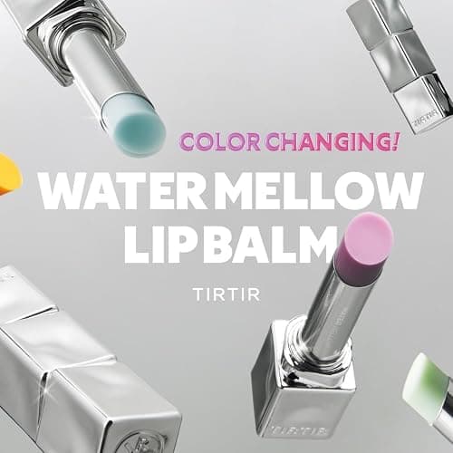 TIRTIR Water Mellow Lip Balm, 01 Icy Blue, 0.11 Fl Oz – pH Color Changing Organic Korean Lip Care, Lightweight Deep Hydration Lip Moisturizer for Women Men, Paraben Free thumbnail 2