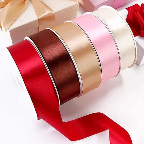 pink thick satin ribbon thumbnail 5