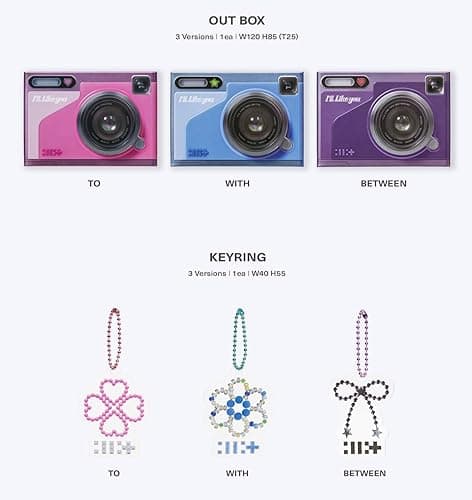 ILLIT 2nd Mini Album [I'LL LIKE YOU] GLLIT (Random Version) Photocards Keyring thumbnail 2