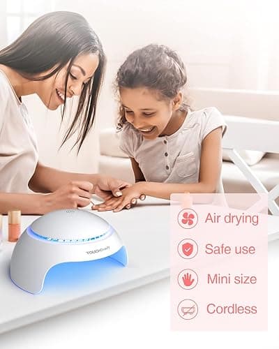 TOUCHBeauty Nail Dryer for Normal Nail Polish with Air Dryer and LED Nail Polish Drying Device （Not for Gel Nail Polish Christmas Gift for Kids 2130 - 2130aa thumbnail 2