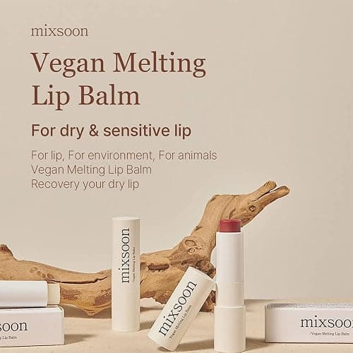 mixsoon Vegan Melting Lip Balm (Dry rose) 0.14 oz / 4.1g thumbnail 4