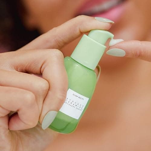 Glow Recipe Avocado Ceramide Serum - Soothing, Hydrating Face Serum for Women & Men, Redness Relief & Skin Barrier Repair - Lightweight, Milky Korean Skincare for Dry, Sensitive Skin (30 ml) thumbnail 2