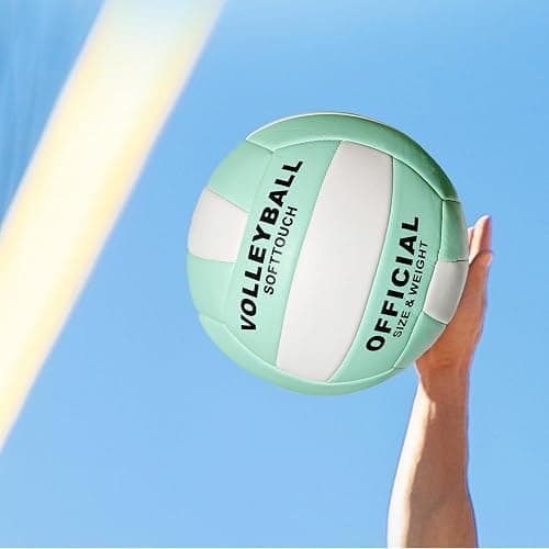 ABAJI Volleyball Official Ball Thicker PU Waterproof Anti-Explosion 15+ Years Kids Girls Boys Indoor Training Game Outdoor Sand Beach Pool Play Pump Needle thumbnail 4