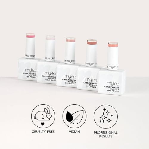 Mylee Super Pigment Builder Gel 13ml – Rose Petal – Intense Colour, Strength & Sculpting – Opaque in 2 Layers, Lasts Up to 4 Weeks – Vegan & Cruelty-Free Builder Gel for Strong, Flawless Nails thumbnail 8