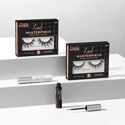KISS Lash Couture, Lash Glue, Super Strong Strip Lash Adhesive, Black, Includes Lash Adhesive, Long Lasting Wear, Can Be Used with Strip Lashes and Lash Clusters thumbnail 8