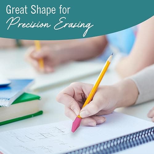Pencil Top Erasers, 144 Count Pink Cap Erasers, Pink Eraser Tops, Pencil Toppers, Pencils Cap Eraser thumbnail 5