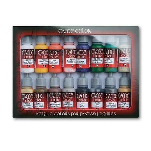 Vallejo - Game Color Introduction Set | Starter Set for Fantasy and Wargame Figures | 16 Bottles x 18 ml (0.60 fl.oz.) thumbnail 5