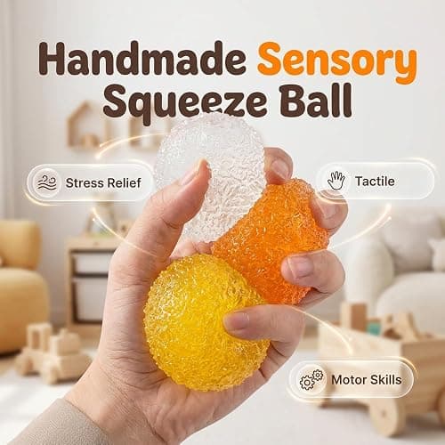 Crunchy Squishy Stress Ball,2026 New Squeeze Stress Slushie Squishy, Ice Skin Fidget Sensory Toys for Relaxing (Green) thumbnail 2