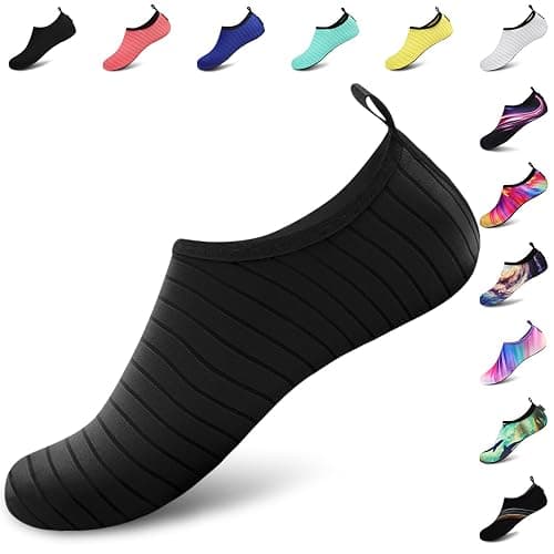 VIFUUR Water Sports Shoes Barefoot Quick-Dry Aqua Yoga Socks Slip-on for Men Women - Image 1