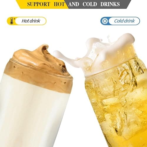 YOUKE OLA 20 Pack Glass Cups with Bamboo Lids and Glass Straw 16oz Beer Can Shaped Drinking Glasses Cups, Glass Tumbler Reusable Cute Cups for Whiskey, Iced Coffee, Tea, Soda, Cocktail, Gift, Clear thumbnail 5