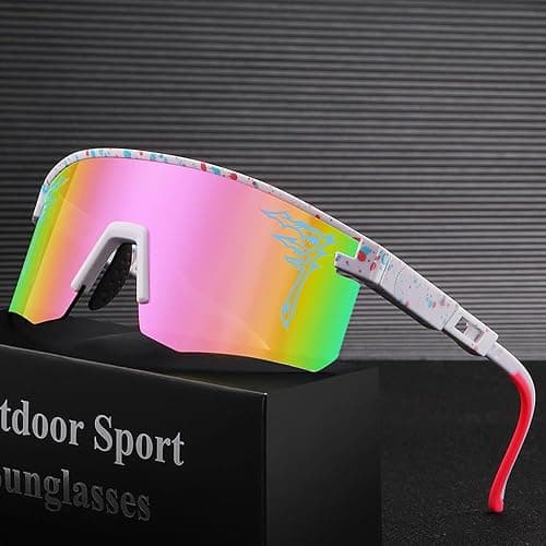 ACEXPNM Two Sizes Baseball Sunglasses For Adults and Youth Boys Girls Kids UV400 Men Women Outdoor Sports Sun Glasses thumbnail 2