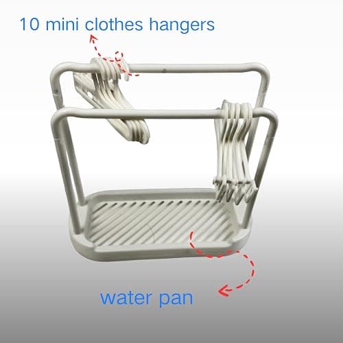 Sunoutdeeal Doll Clothes Rack Set Suitable for ‌Drying and Displaying‌ Dolls Outfits Suitable for ‌Dollhouse Decoration Display ‌Clothing for Labubu The Essential Accessory for Doll Collectors(s) thumbnail 2