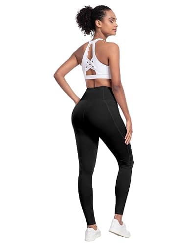 LZYVOO Leggings with Pockets for Women, 6 Packs Soft High Waisted Tummy Control Workout Yoga Pants thumbnail 5