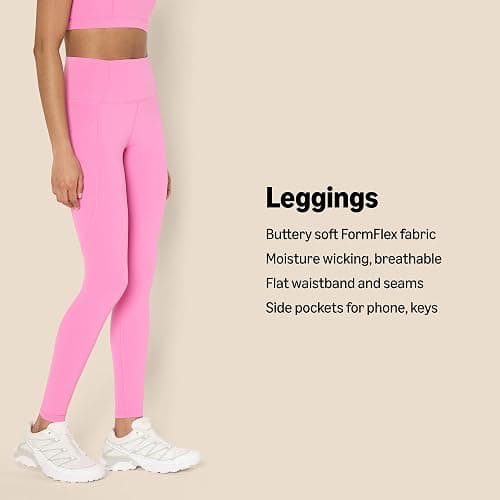 Amazon Essentials womens Women's Formflex High Rise Full Length Leggings With Pockets thumbnail 2