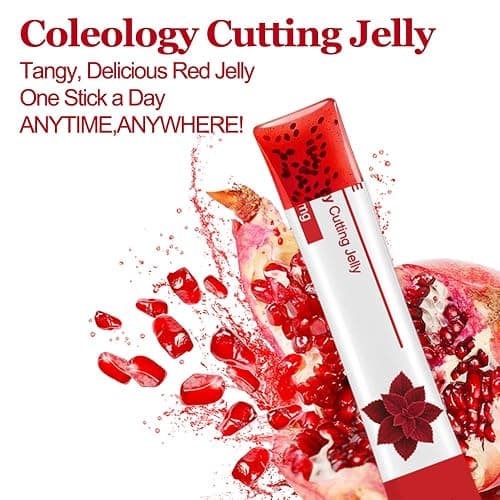 Coleology Cutting Jelly Sticks – Garcinia Cambogia (HCA) with Chia Seeds & Collagen – Supports Detox, Digestion & Daily Wellness – Delicious Pomegranate Flavor – 10 Days Supply (8.81 oz) thumbnail 5