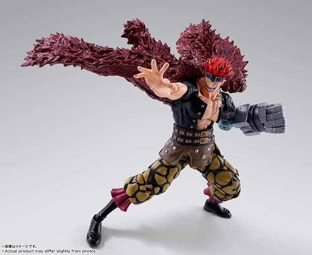 TAMASHII NATIONS - One Piece - Eustass Kid -The Raid on Onigashima- S.H.Figuarts Action Figure | One Piece The Raid on Onigashima 7 Inch Action Figure S.H. Figuarts - Eustass Kid thumbnail 5