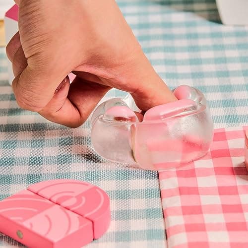 Cute Animals Taba Squishy Toys for Kids & Adults – Kawaii Stress Relief Fidget Sensory Toys, Soft Silicone Squeeze Gifts for Children, Teens, and Adults (Pink Paw) thumbnail 2