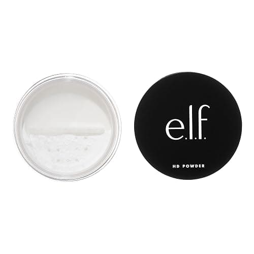 e.l.f. High Definition Powder, Loose Powder, Lightweight, Long Lasting, Creates Soft Focus Effect, Masks Fine Lines and Imperfections, Sheer, Radiant Finish 8g - Image 1