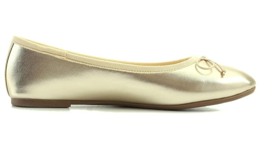 FEVERSOLE Women's Macaroon Colorful Memory Foam Cushion Insock Patent Ballet Flat thumbnail 4