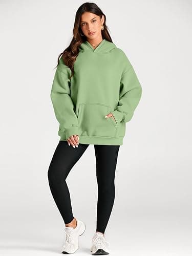 Trendy Queen Womens Oversized Hoodies Fleece Sweatshirts Fall Fashion 2025 Pullover Sweaters Winter Clothes thumbnail 5