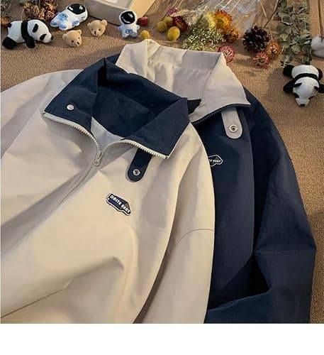 Hesaco Unisex Varsity Jacket, Letter Winter Jackets for Men and Women Streetwear Bomber Coats thumbnail 4