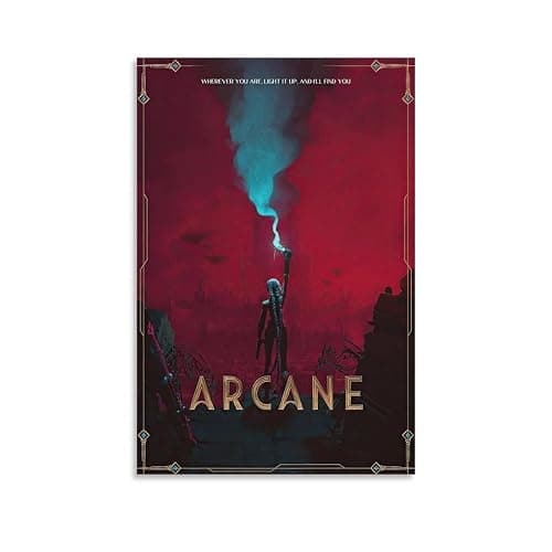 YMSVMKLF Arcane Canvas Poster Bedroom Decor Landscape Office Room Decor Gift 12x18inch(30x45cm) - 18L" x 12W" - Image 1