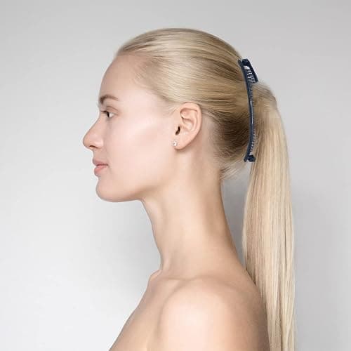 1st Choice 3 Pieces Clincher Combs Banana Combs Banana Clip Grip Comb Fishtail Fish Hair Lady Fish Shape Ponytail Banana Clip Girls Long Women Clamp Accessory thumbnail 7