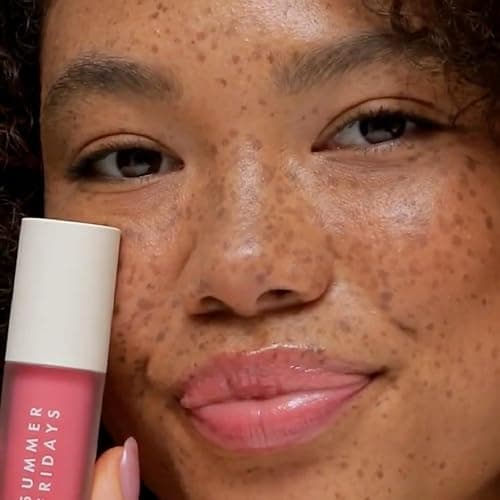 Summer Fridays Dream Lip Oil - Tinted Lip Oil with Moisturizing Sheer Coverage, High-Shine and Deep Hydration - Non-Sticky Formula for Long-Lasting Softness - Pink Cloud (0.15 Oz) thumbnail 4