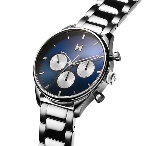 MVMT Men’s Airhawk - Pilot Watch for Men - Military Analog Men’s Wristwatch - Stainless Steel Aviator Watch - Minimalist Water-Resistant 5 ATM/50 Meters Timepiece - Interchangeable Watch Bands - 42mm thumbnail 2