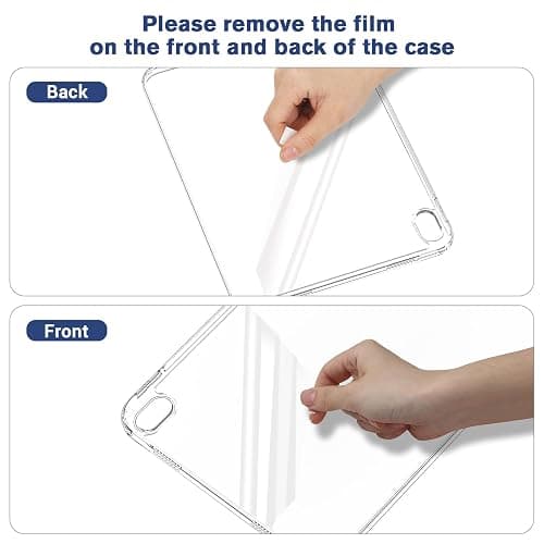 ProCase Clear Case for iPad 11th Generation（A16） 2025 11 Inch/ 10th 10.9 Inch 2022, Slim Light Transparent Anti-Yellow Back Cover for iPad 11/10 Gen 11" 10.9" -Clear thumbnail 6