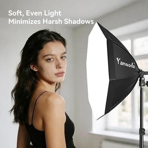 20"x20" Softbox Lighting Kit (Single) - 95W Dimmable LED CRI>97 with Remote & 3 Colour Temperatures (3000-7500K), Photography Studio Light for YouTube, Product Photography, Streaming & TikTok thumbnail 2