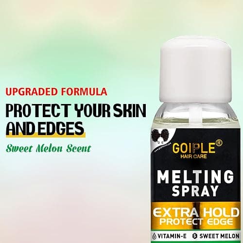 3.4 fl oz Lace Melting and Holding Spray Glue-Less Hair Adhesive for Wigs, Extra Hold Lace Melting Spray Adhesive Wig Spray for Closure Wigs Extensions, Wig Melting Spray Strong Natural Forming Hold thumbnail 4